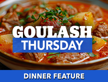 Goulash Thursday at the Village Inn in Linwood, MI